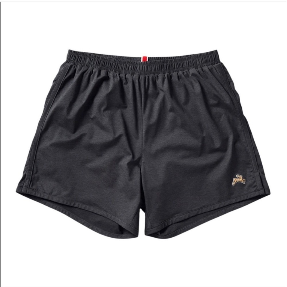 Tracksmith Running Session Shorts Gray 5" Inseam Lined Athletic Gym - Medium
